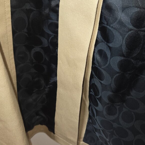 Coach Turnlock Trench Coat – XS (Oversized Fit, Fits Up to Size Large) - Picture 6 of 10